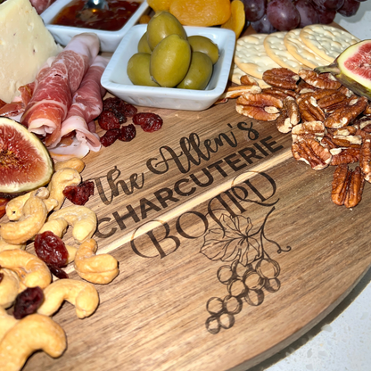 Engraved Swivel Charcuterie Board