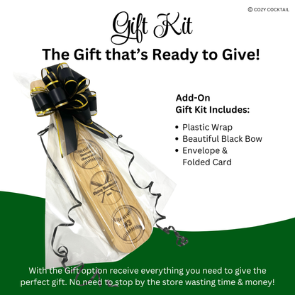 Baseball Beer Flight Board