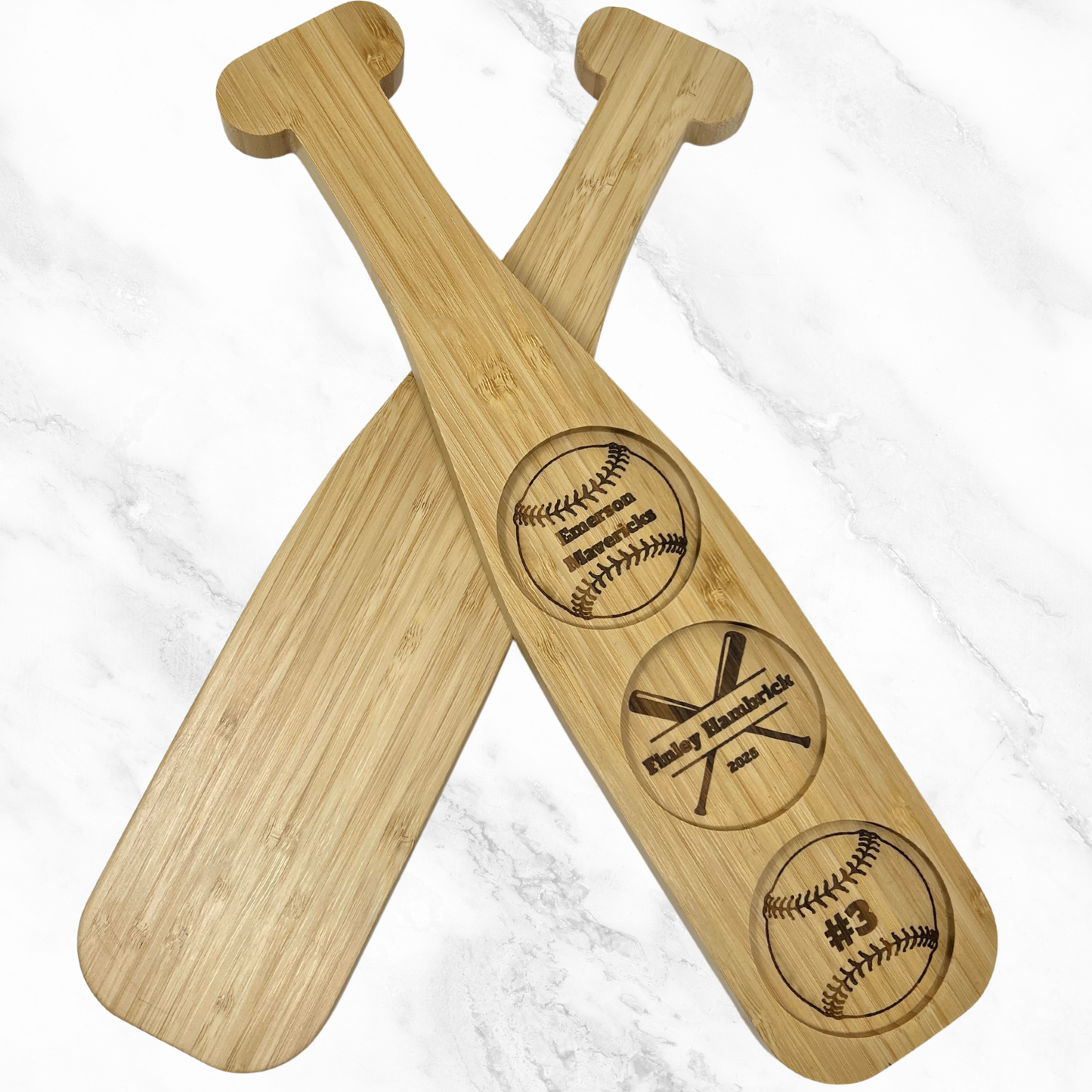 Baseball Beer Flight Board