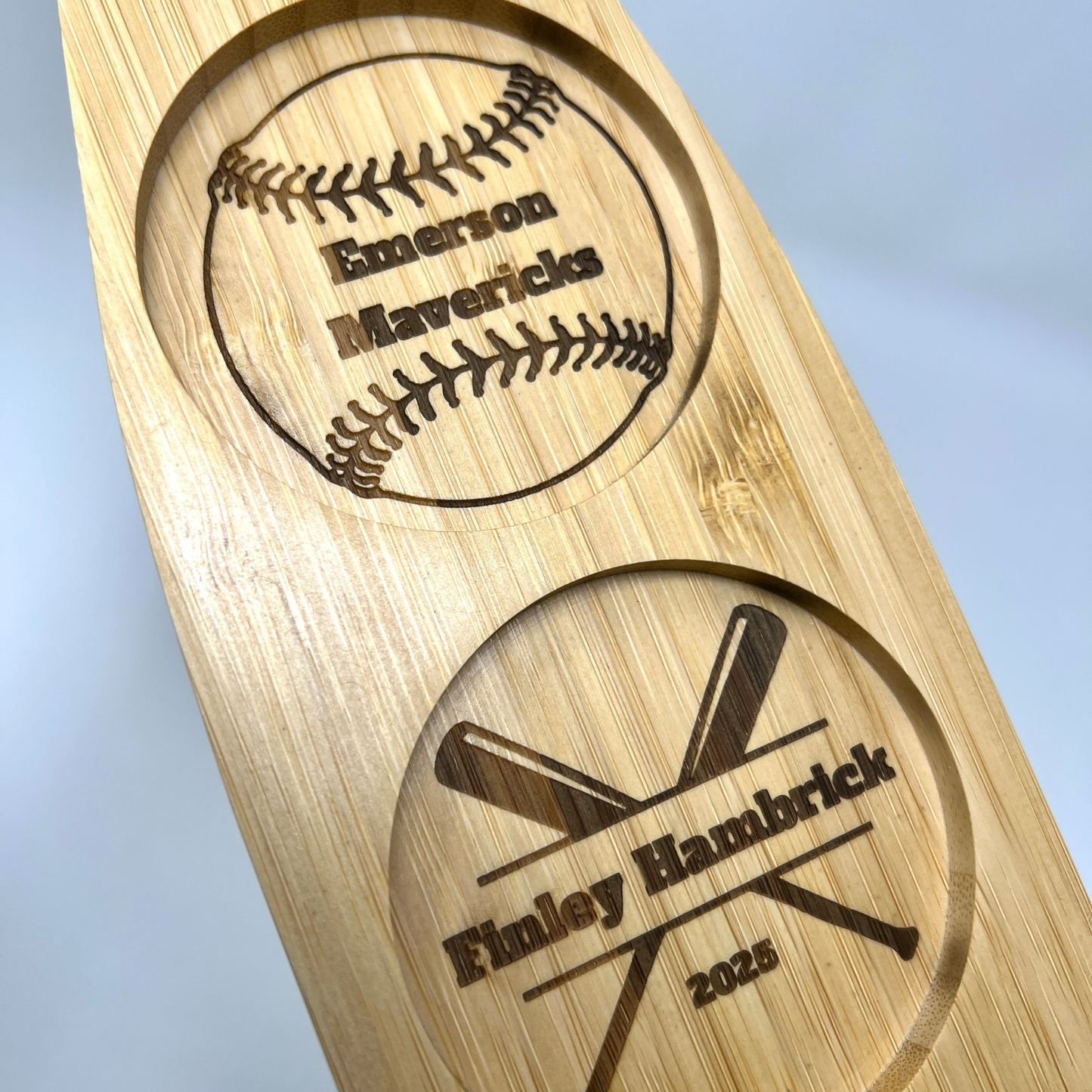 Baseball Beer Flight Board