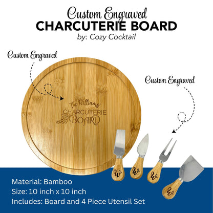 Engraved Charcuterie Board