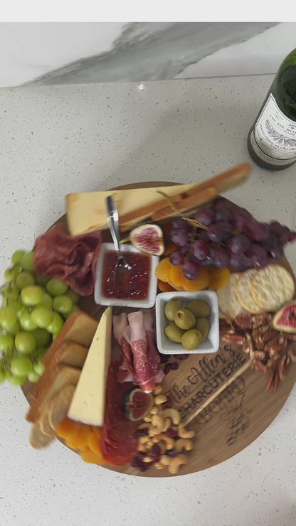 Engraved Swivel Charcuterie Board